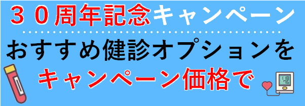 ３０周年キャンペーンオプション検査